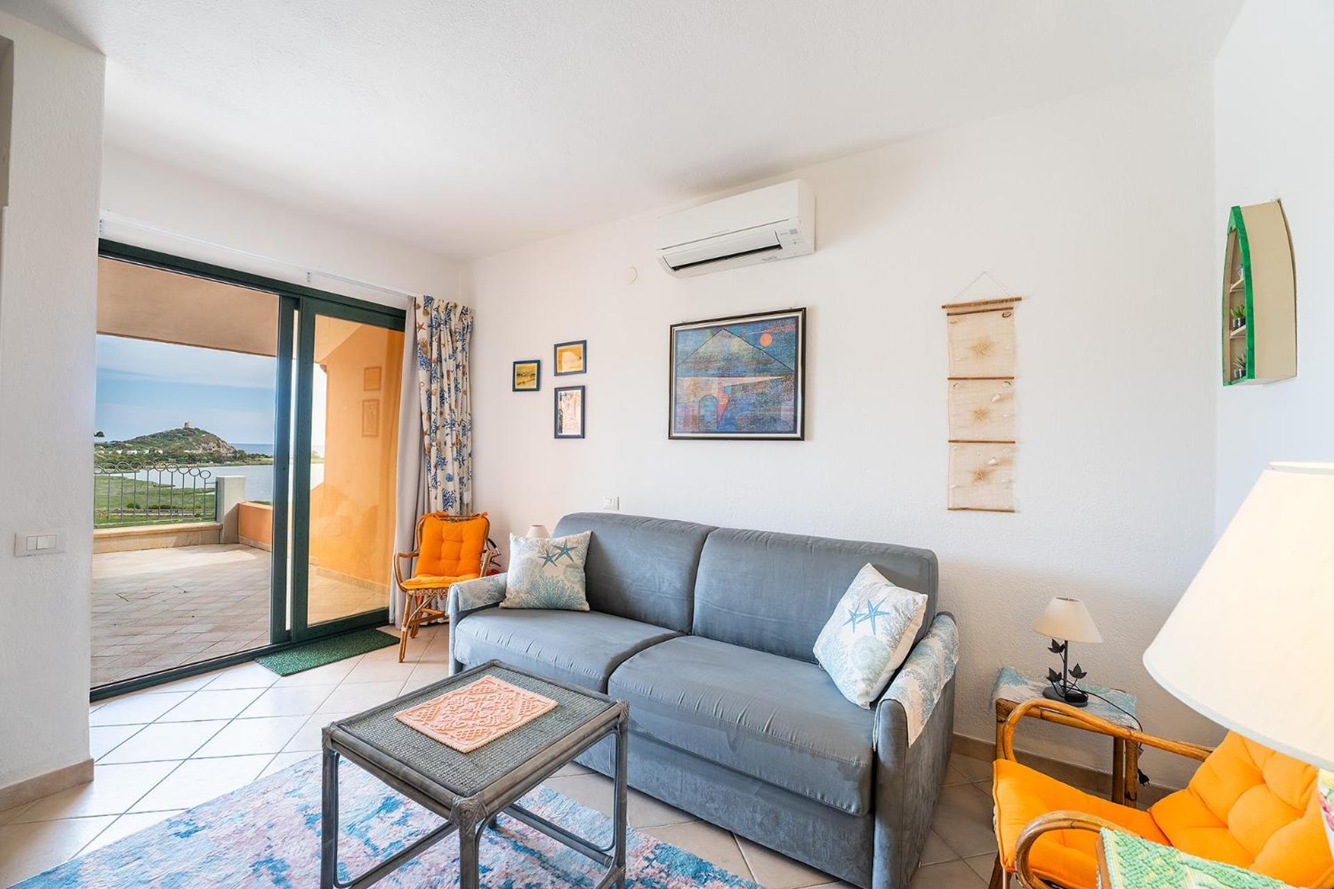 Casa Daniela, Vista Mare Sea View Appartement Chia Buitenkant foto